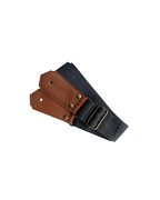 VEELAH CANVAS GUITAR STRAP - BLACK, NAVY GREEN, TEAL GREEN