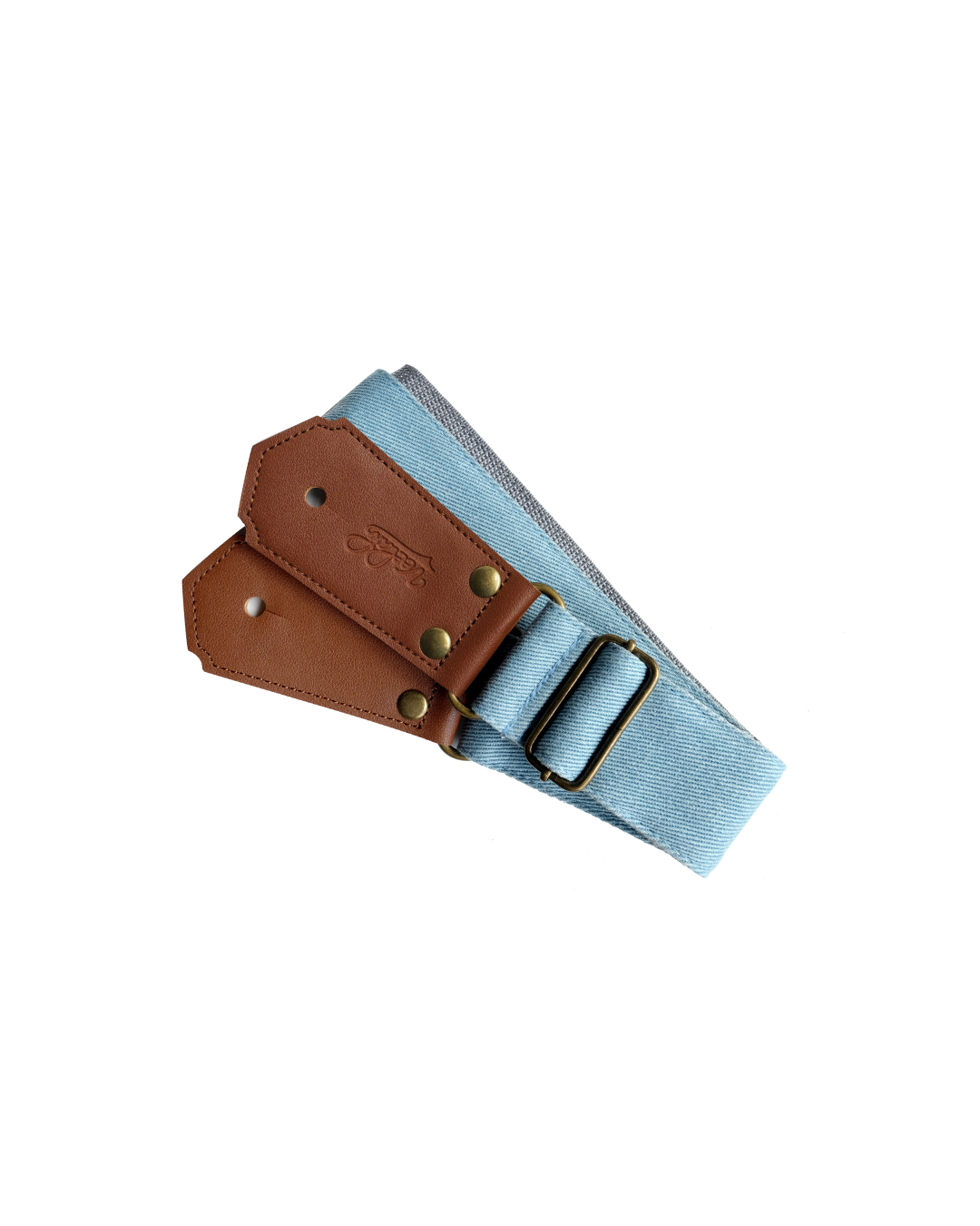 VEELAH CANVAS GUITAR STRAP - BLACK, NAVY GREEN, TEAL GREEN, LIGHT BLUE, BROWN