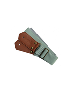 VEELAH CANVAS GUITAR STRAP - BLACK, NAVY GREEN, TEAL GREEN