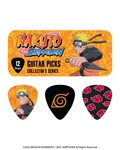 Naruto Shippuden Guitar Pick Tin - Collector's Series - Set of 12 Picks