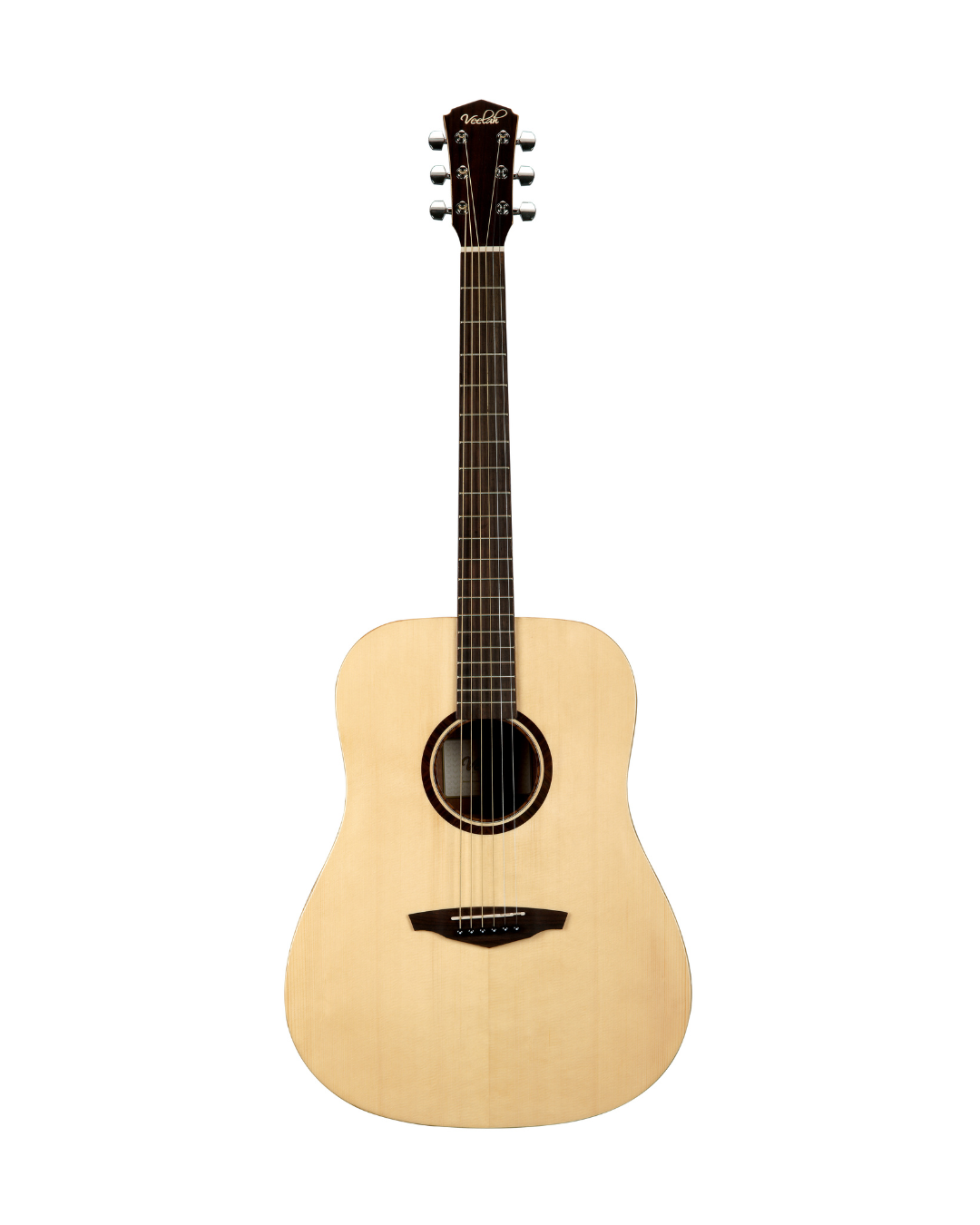 VEELAH V1 SERIES GUITAR - ACOUSTIC DREADNOUGHT, SOLID TOP - SPRUCE W/ VEELAH LUXURY PADDED GIG BAG