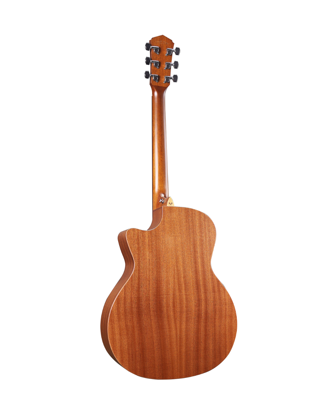 VEELAH V1 SERIES GUITAR - ACOUSTIC GA WITH CUTAWAY, SOLID TOP - MAHOGANY W/ VEELAH LUXURY PADDED GIG BAG