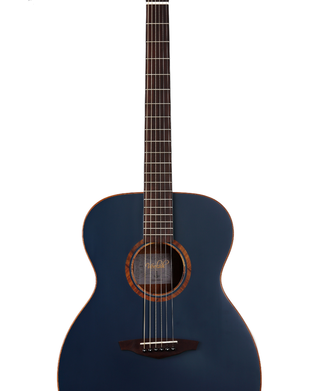 VEELAH V1 SERIES GUITAR - ACOUSTIC OM, SOLID TOP - NAVY SPRUCE W/ VEELAH LUXURY PADDED GIG BAG