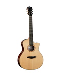 VEELAH V2 SERIES GUITAR - ACOUSTIC GA WITH CUTAWAY, SOLID TOP - SPRUCE W/ VEELAH LUXURY PADDED GIG BAG