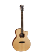 VEELAH V3 SERIES GUITAR - ACOUSTIC GA WITH CUTAWAY, SOLID TOP - SPRUCE W/ VEELAH LUXURY PADDED GIG BAG