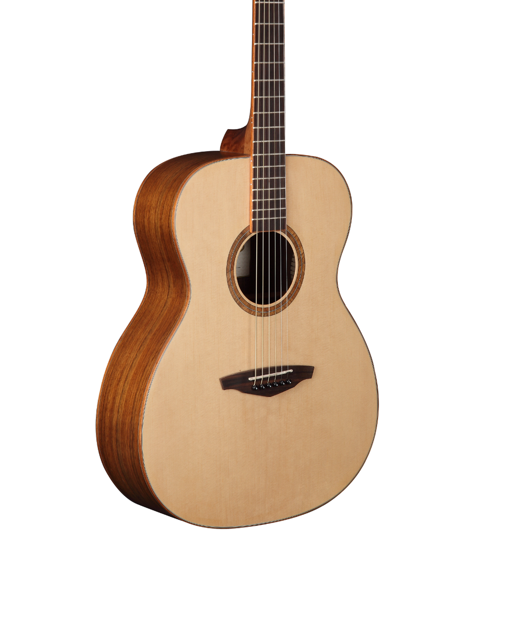 VEELAH V3 SERIES GUITAR - ACOUSTIC OM, SOLID TOP - NATURAL SPRUCE W/ VEELAH LUXURY PADDED GIG BAG
