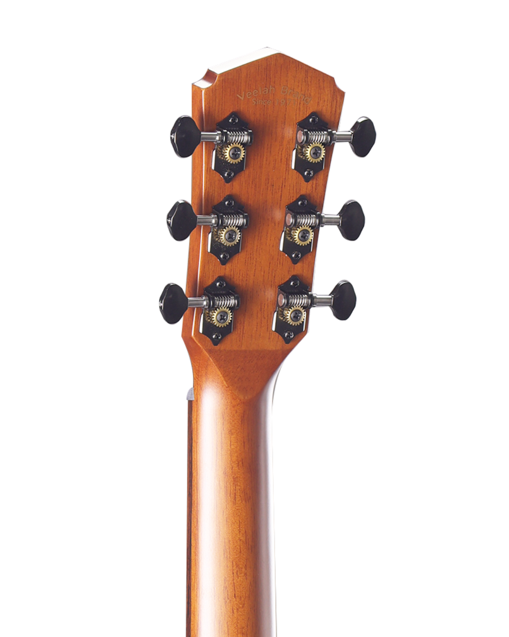 VEELAH V4 SERIES GUITAR - ACOUSTIC OM, SOLID TOP, ARM REST, NATURAL W/ VEELAH LUXURY PADDED GIG BAG