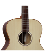 VEELAH V4 SERIES GUITAR - ELECTRO ACOUSTIC OM, SOLID TOP, ARM REST, NATURAL W/ VEELAH LUXURY PADDED GIG BAG
