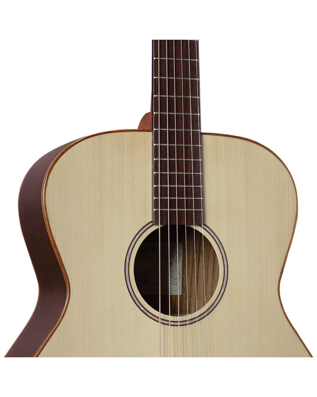 VEELAH V4 SERIES GUITAR - ELECTRO ACOUSTIC OM, SOLID TOP, ARM REST, NATURAL W/ VEELAH LUXURY PADDED GIG BAG