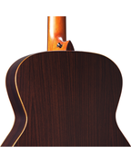 VEELAH V4 SERIES GUITAR - ELECTRO ACOUSTIC OM, SOLID TOP, ARM REST, SATIN BLACK W/ VEELAH LUXURY PADDED GIG BAG