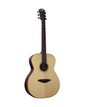 VEELAH V4 SERIES GUITAR - ELECTRO ACOUSTIC OM, SOLID TOP, ARM REST, NATURAL W/ VEELAH LUXURY PADDED GIG BAG