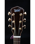 VEELAH V8 SERIES GUITAR - ALL SOLID ACOUSTIC GA WITH CUTAWAY, SOLID TOP, BACK & SIDES, SITKA SPRUCE W/ VEELAH LUXURY PADDED GIG BAG