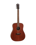 VEELAH VERO SERIES GUITAR, ACOUSTIC DREADNOUGHT, MAHOGANY TOP W/ VEELAH PADDED GIG BAG