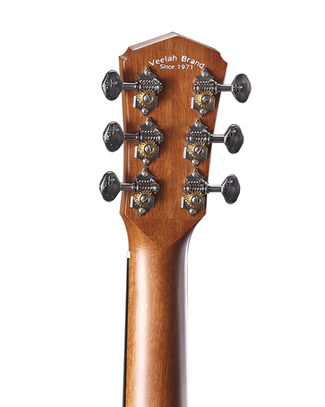 VEELAH VERO SERIES MINI CAMPER GUITAR, ACOUSTIC, SPRUCE TOP W/ VEELAH PADDED GIG BAG